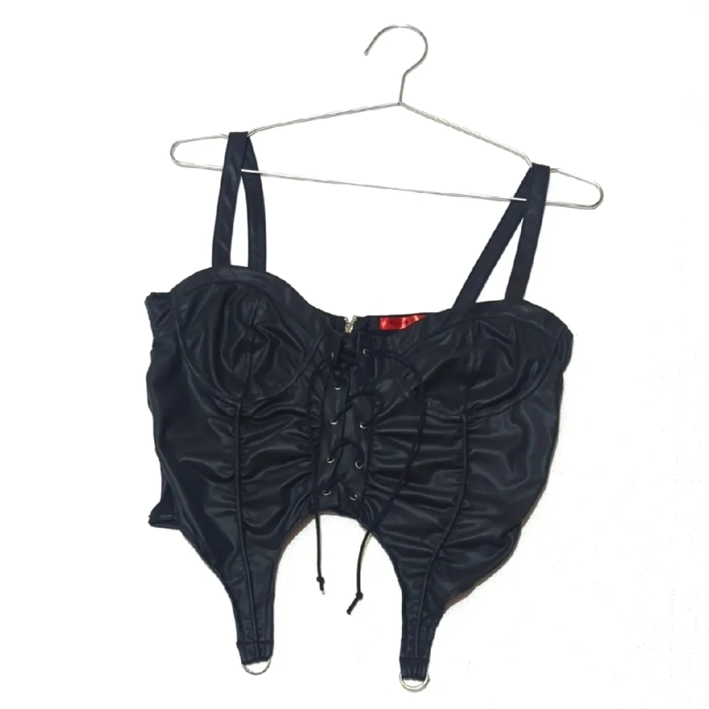 Roma Concept | Cropped Bustier | Lingerie Top | Y2K | Edgy | Goth | Grommet Top